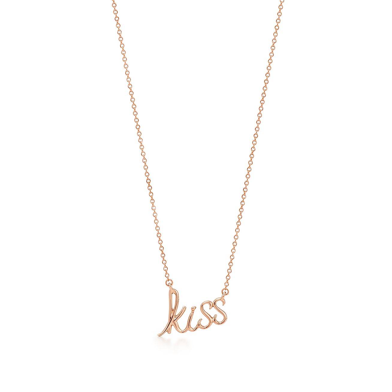 TIFFANY  Palomas Graffiti Kiss Pendant