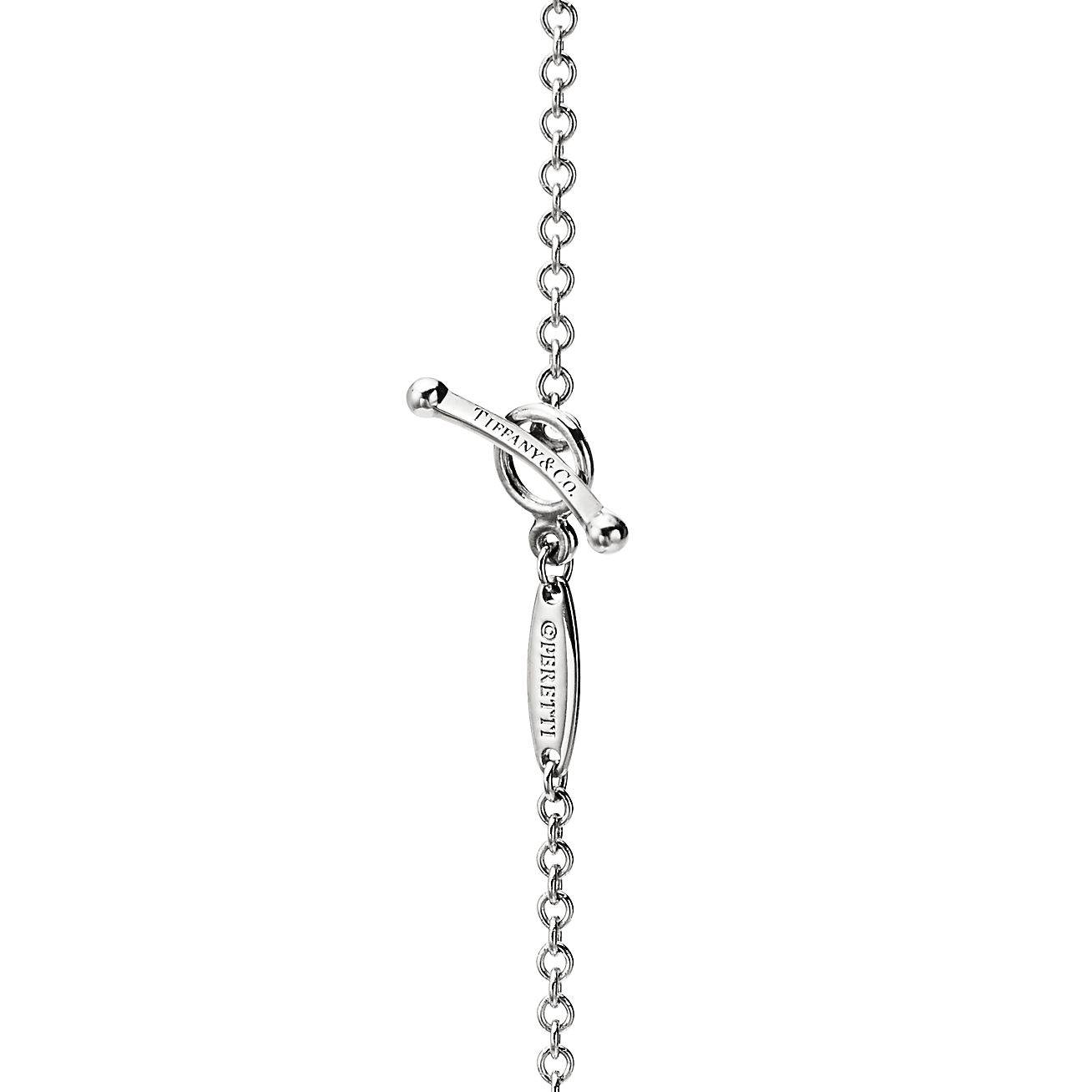 TIFFANY  ELSA PERETTI® DIAMONDS BY THE YARD® SPRINKLE NECKLACE IN PLATINUM WITH DIAMONDS