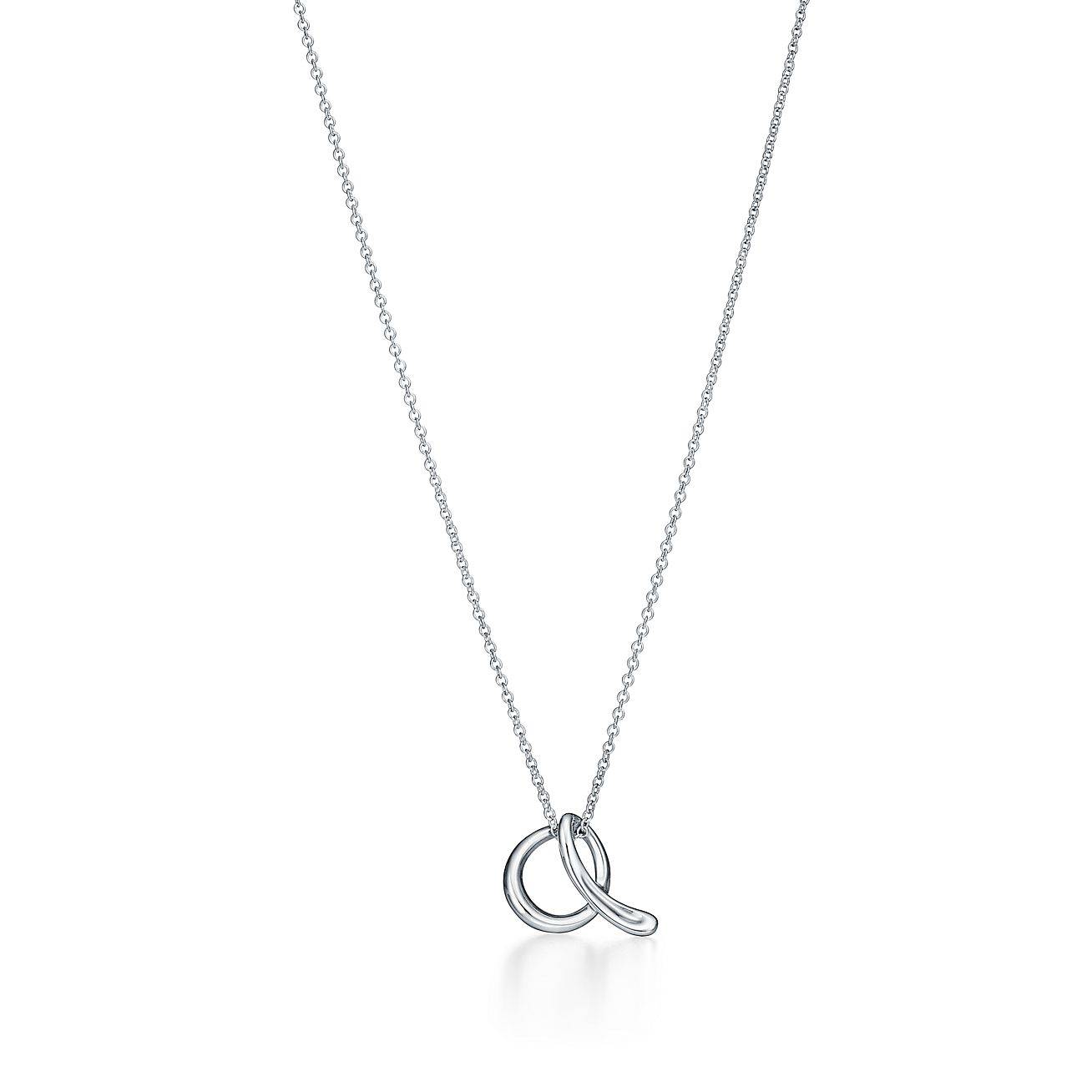 TIFFANY ELSA PERETTI® ALPHABET LETTER A PENDANT IN SILVER, SMALL