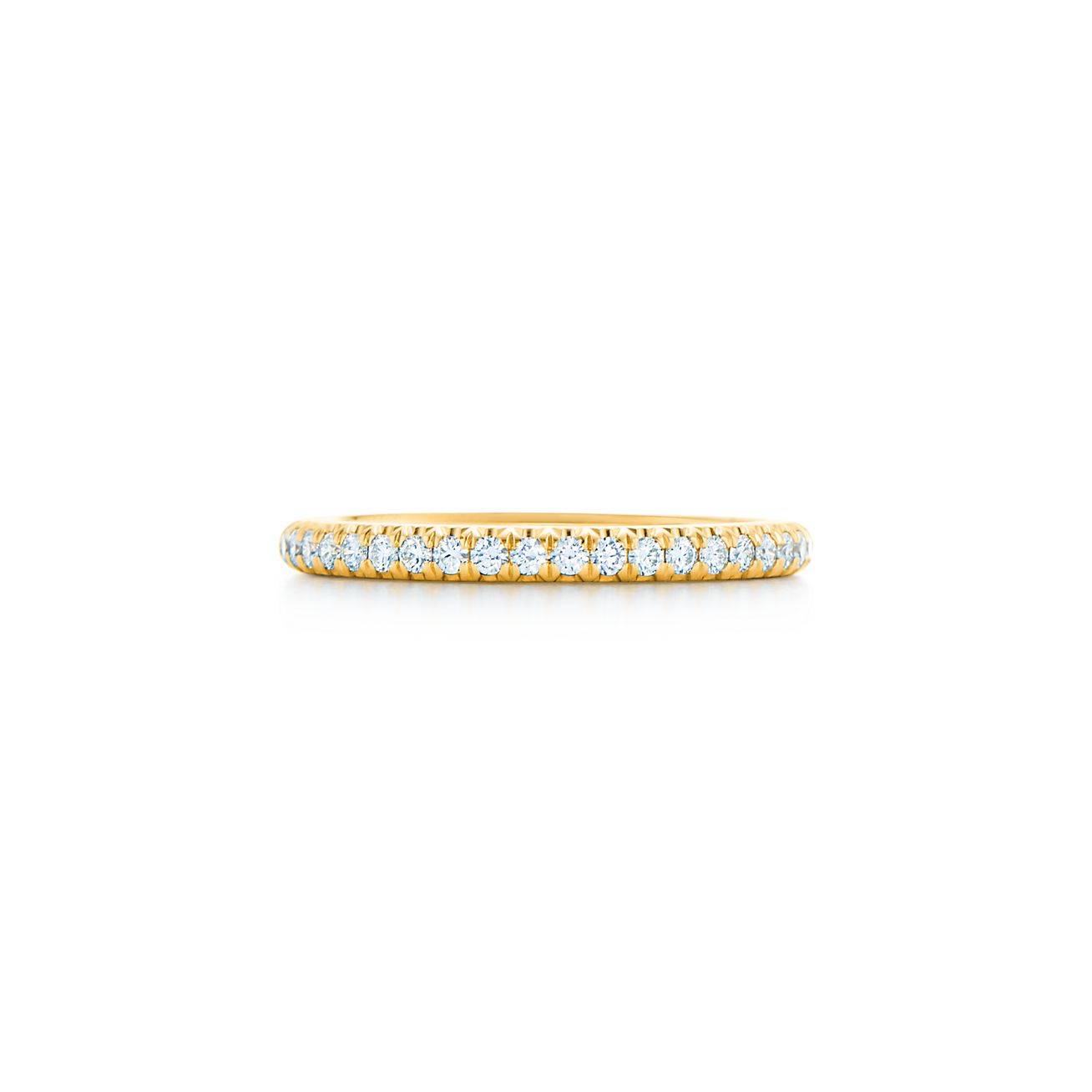 TIFFANY SOLESTE® FULL ETERNITY RING IN PLATINUM WITH DIAMONDS