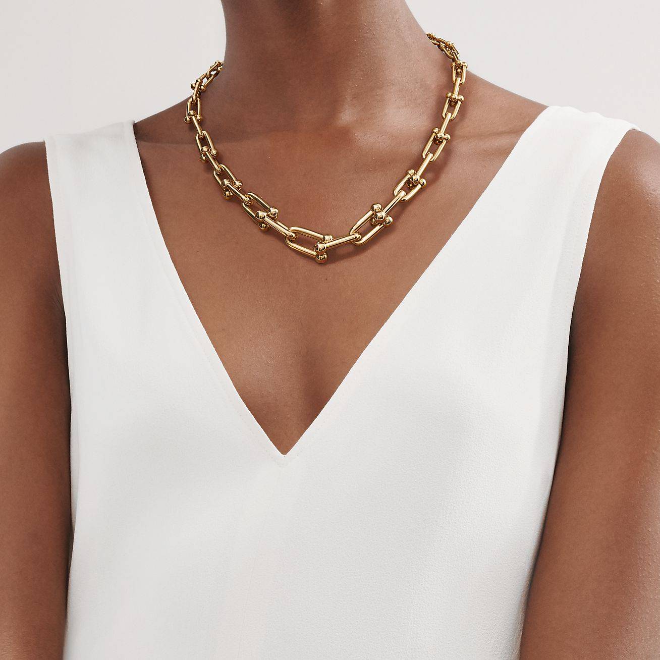 TIFFANY HARDWEAR GRADUATED LINK NECKLACE