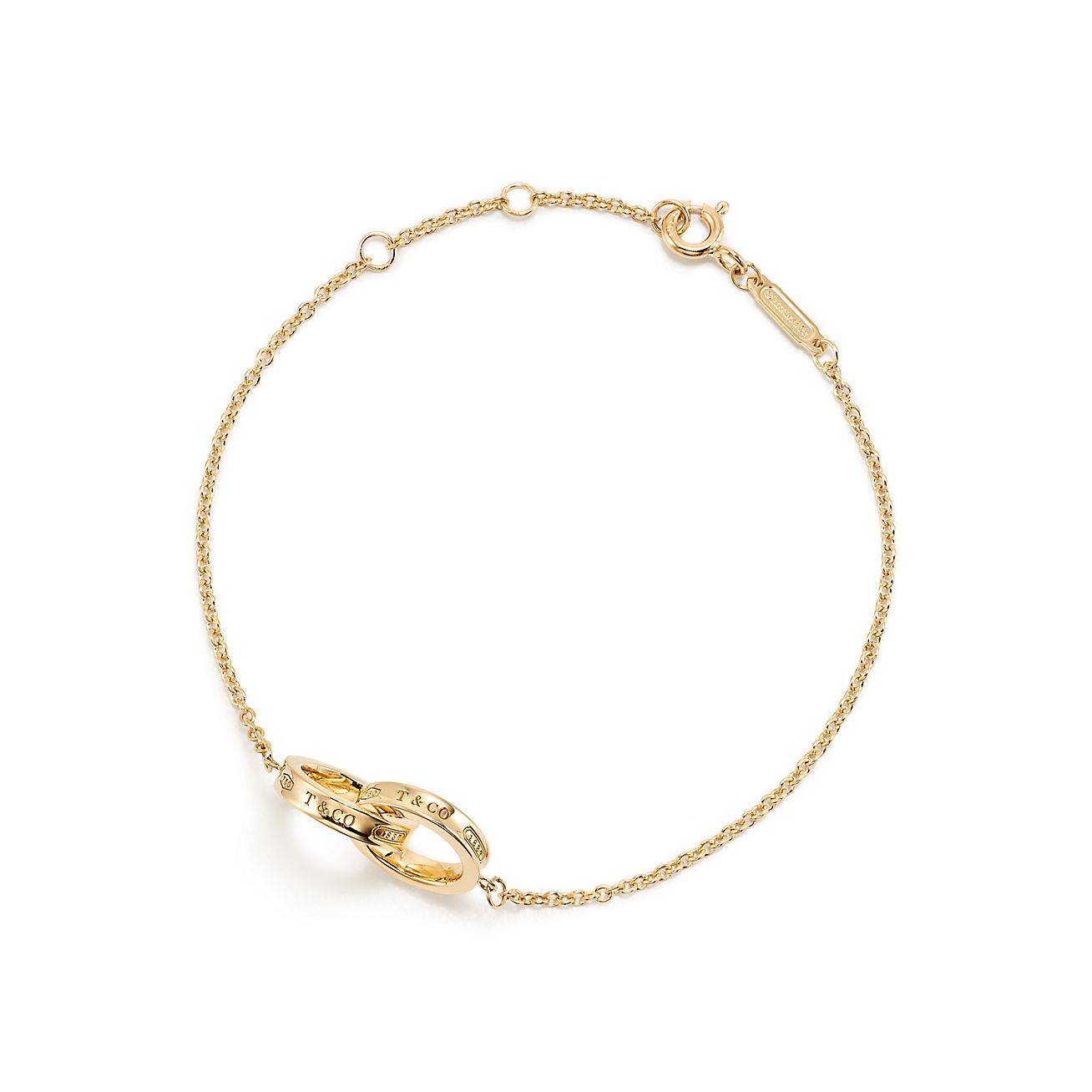 TIFFANY 1837® INTERLOCKING CIRCLES CHAIN BRACELET IN YELLOW GOLD