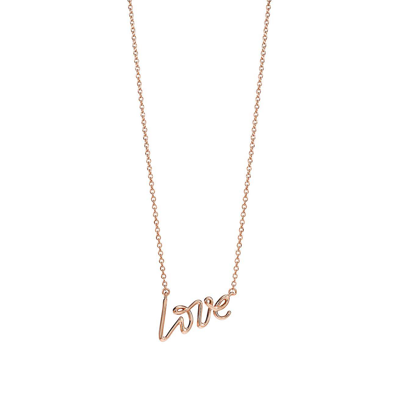 TIFFANY  PALOMAS GRAFFITI LOVE PENDANT