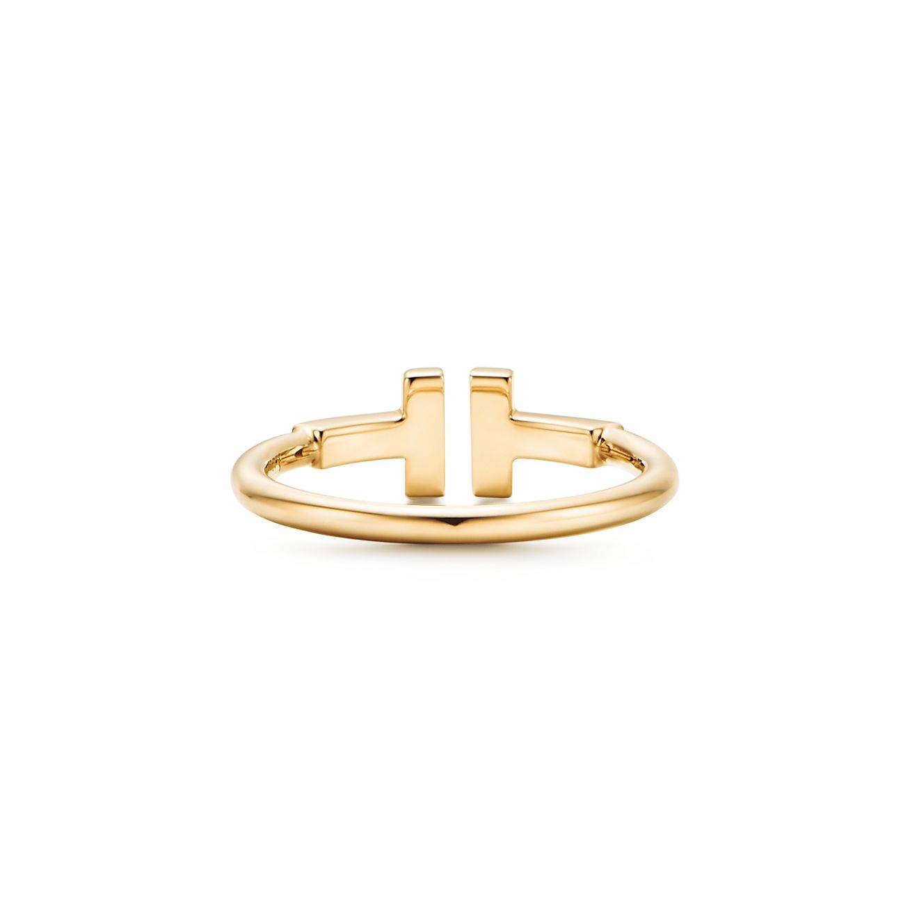 TIFFANY T WIRE RING IN 18K GOLD