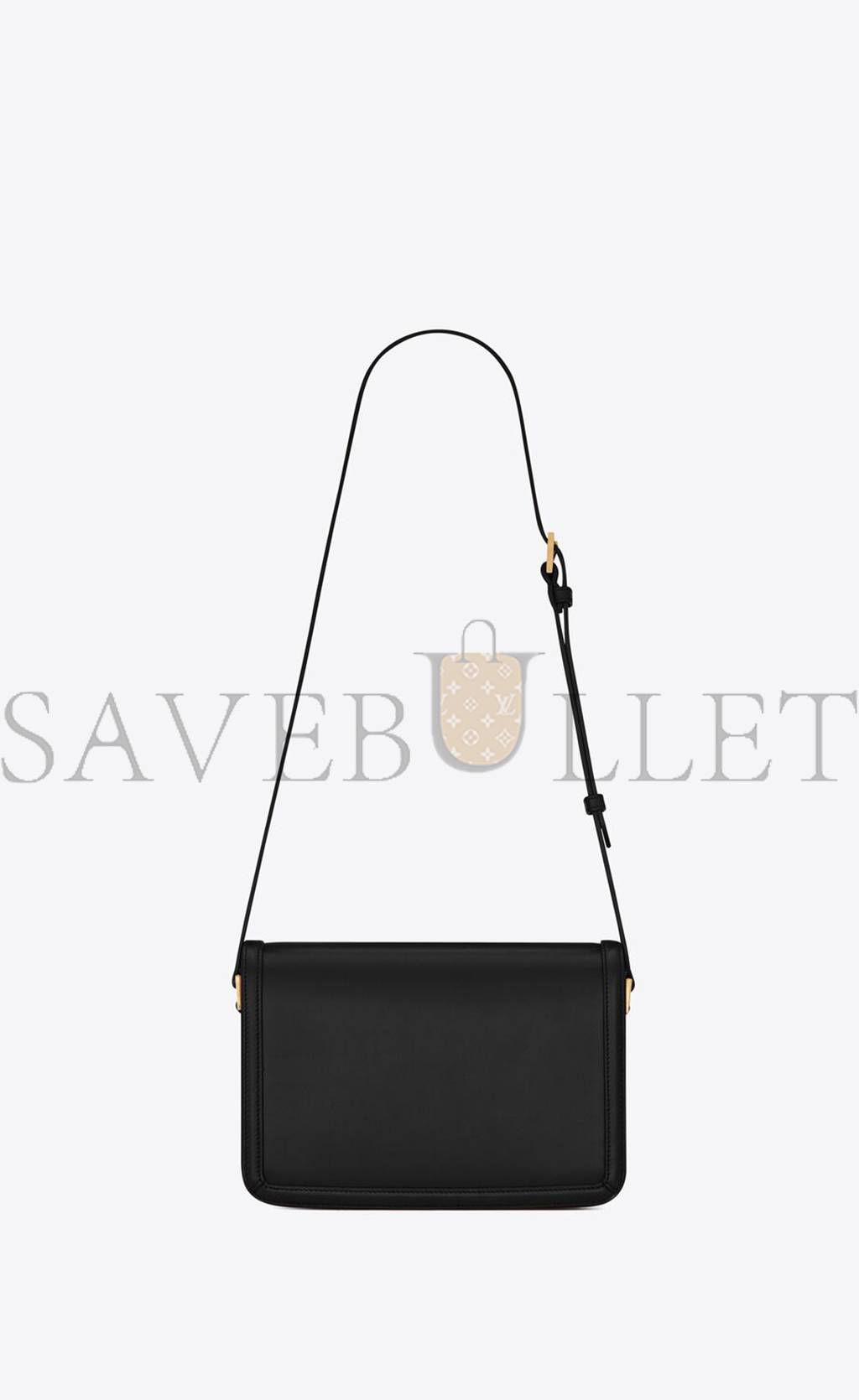 YSL SOLFERINO MEDIUM SATCHEL IN BOX SAINT LAURENT LEATHER 6343050SX0W1000 (23*16*6cm)