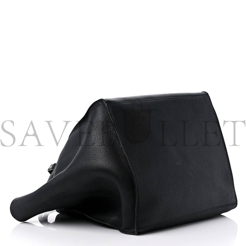 CELINE SUPPLE GRAINED CALFSKIN MEDIUM BIG BAG BLACK (32*32*29cm)