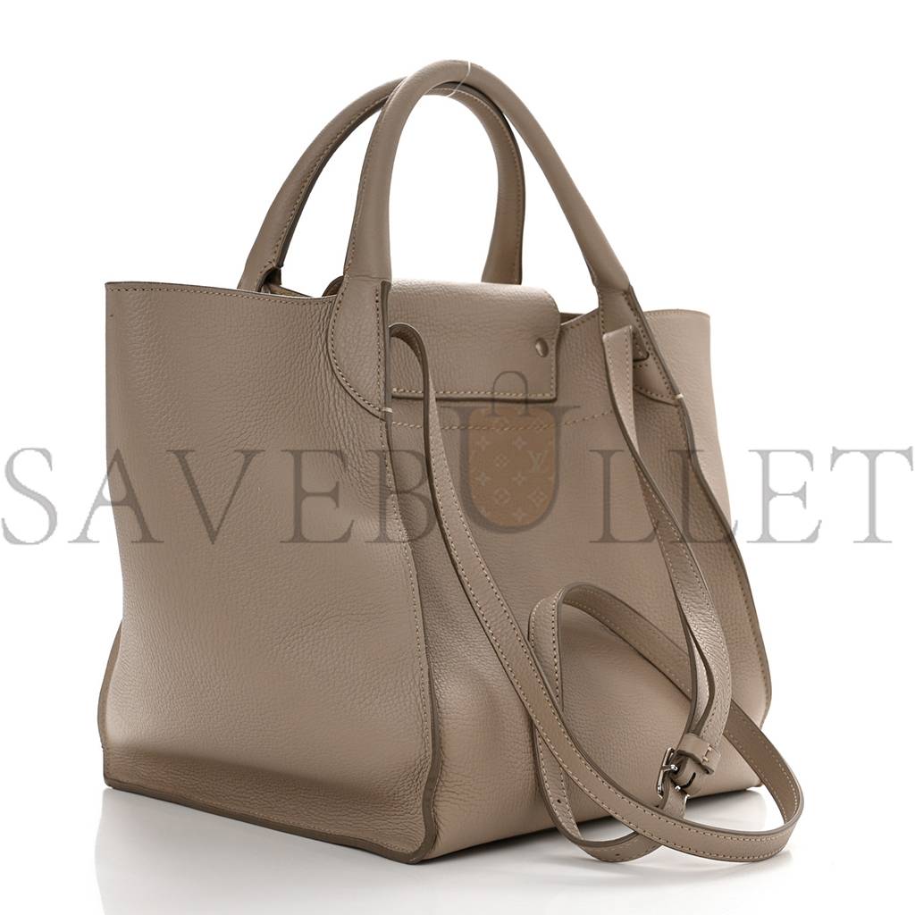 CELINE SUPPLE GRAINED CALFSKIN SMALL BIG BAG LIGHT TAUPE (27*23*21cm)