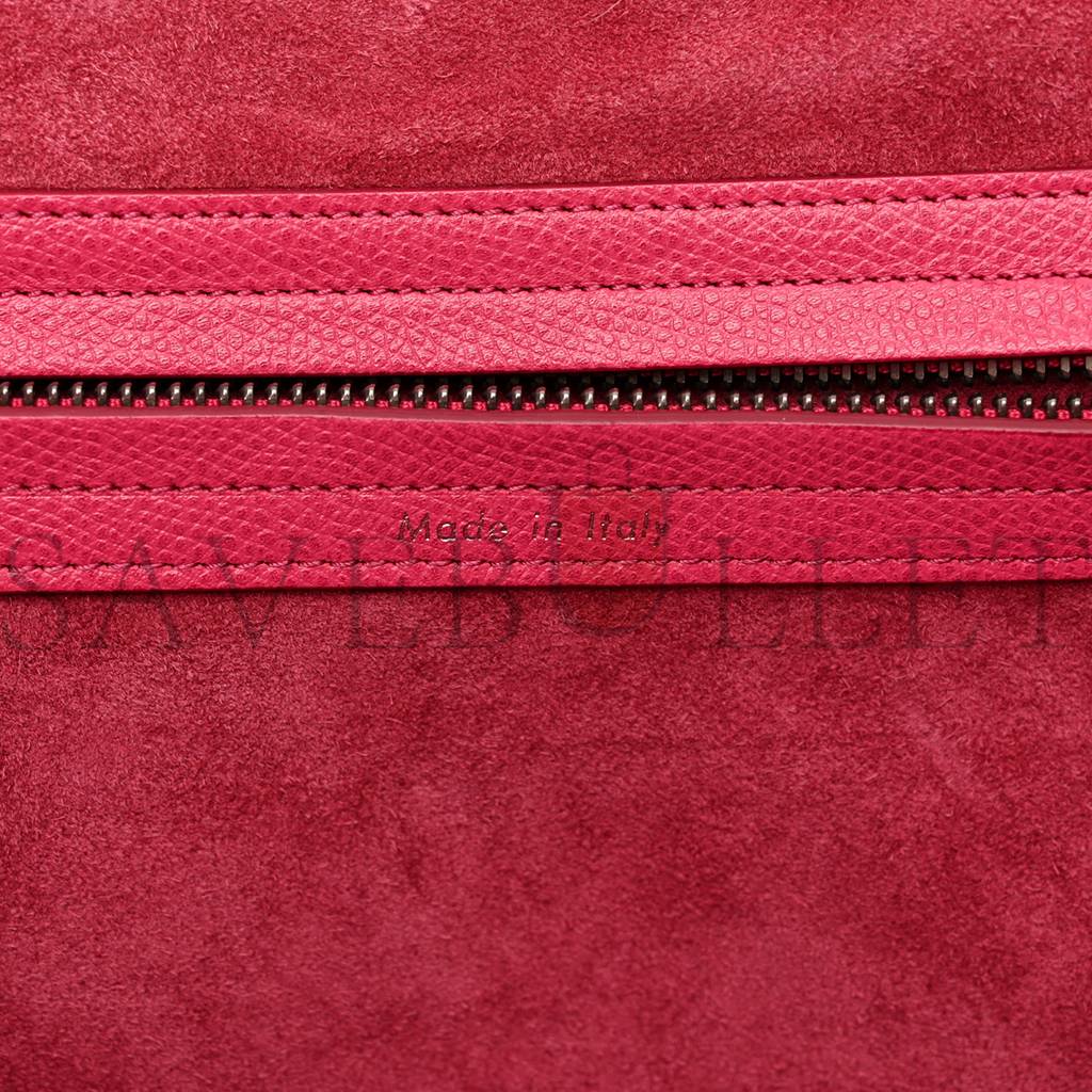 CELINE GRAINED CALFSKIN MEDIUM PHANTOM LUGGAGE FUCHSIA (30*27*25cm)