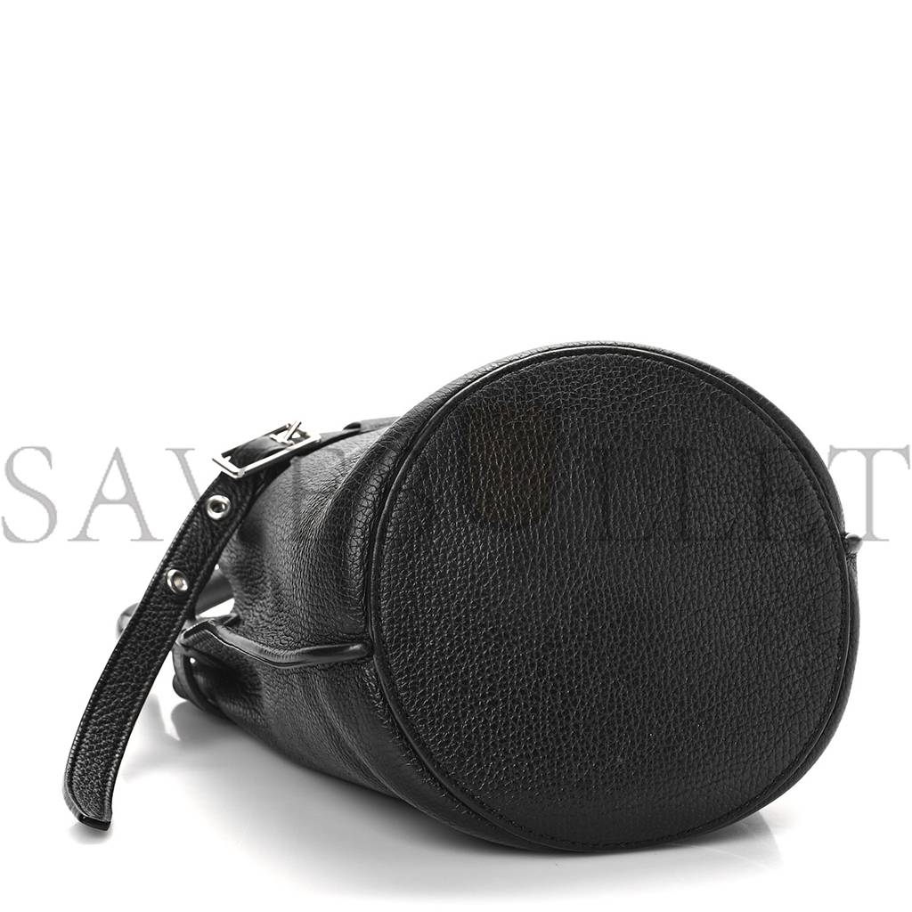 CELINE SUPPLE GRAINED CALFSKIN NANO BIG BAG BUCKET BLACK (20*15*15cm)