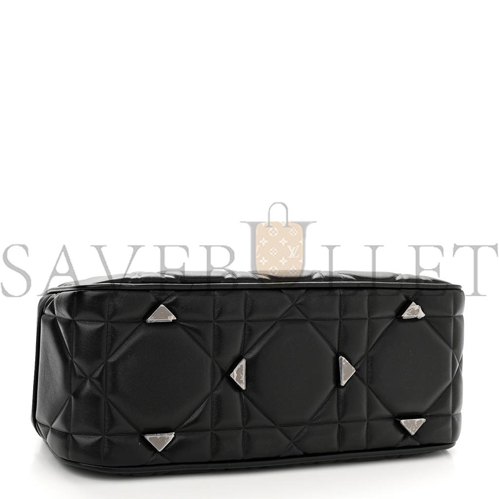 DIOR LAMBSKIN CANNAGE THE LADY 95.22 BLACK (30*18*12.1cm)